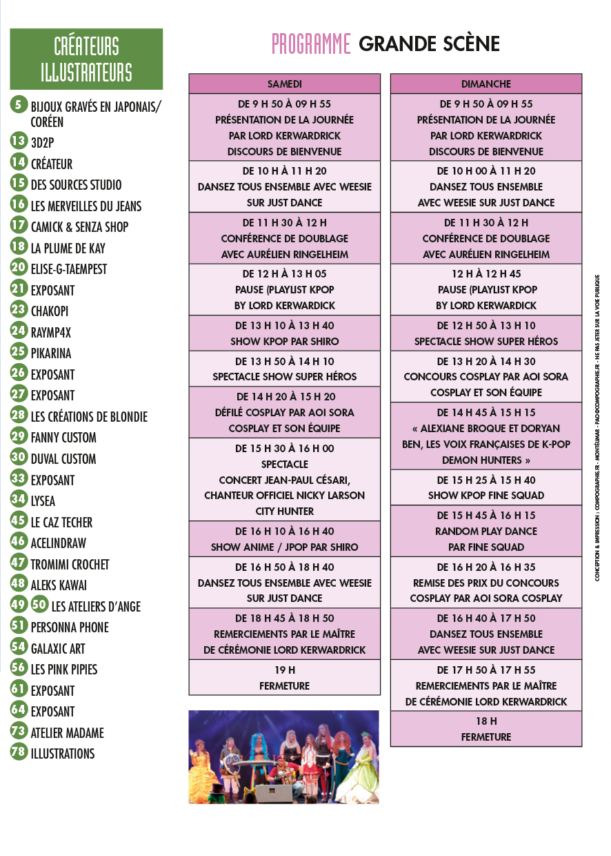 Programme page 2